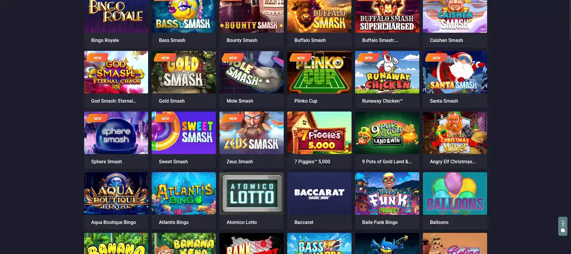 Доступные платежные системы в Winwin